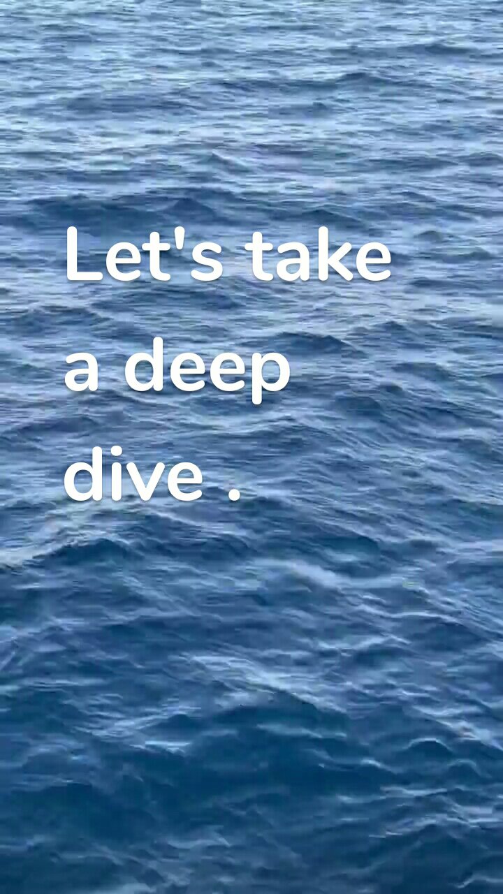 Let's take a deep dive .
